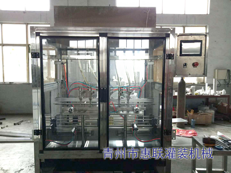 全自動6頭自流式灌裝機