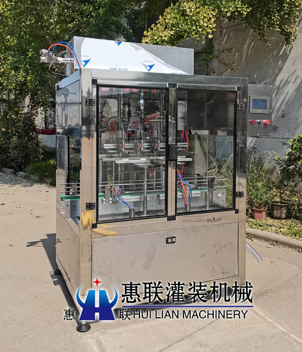 4頭全自動(dòng)活塞食用油灌裝機(jī)